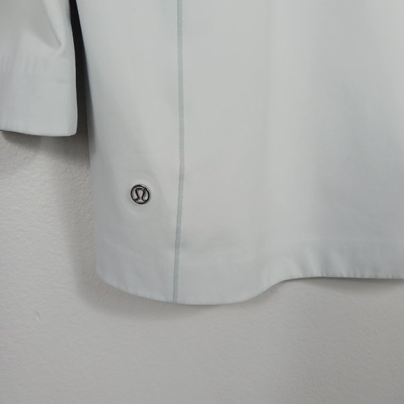 LULULEMON Women's Glyde Along Softshell jacket gray size 8 - Picture 6 of 9